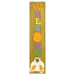 Sale National Tree Company 43 in. Welcome Easter Sign Porch Decoration