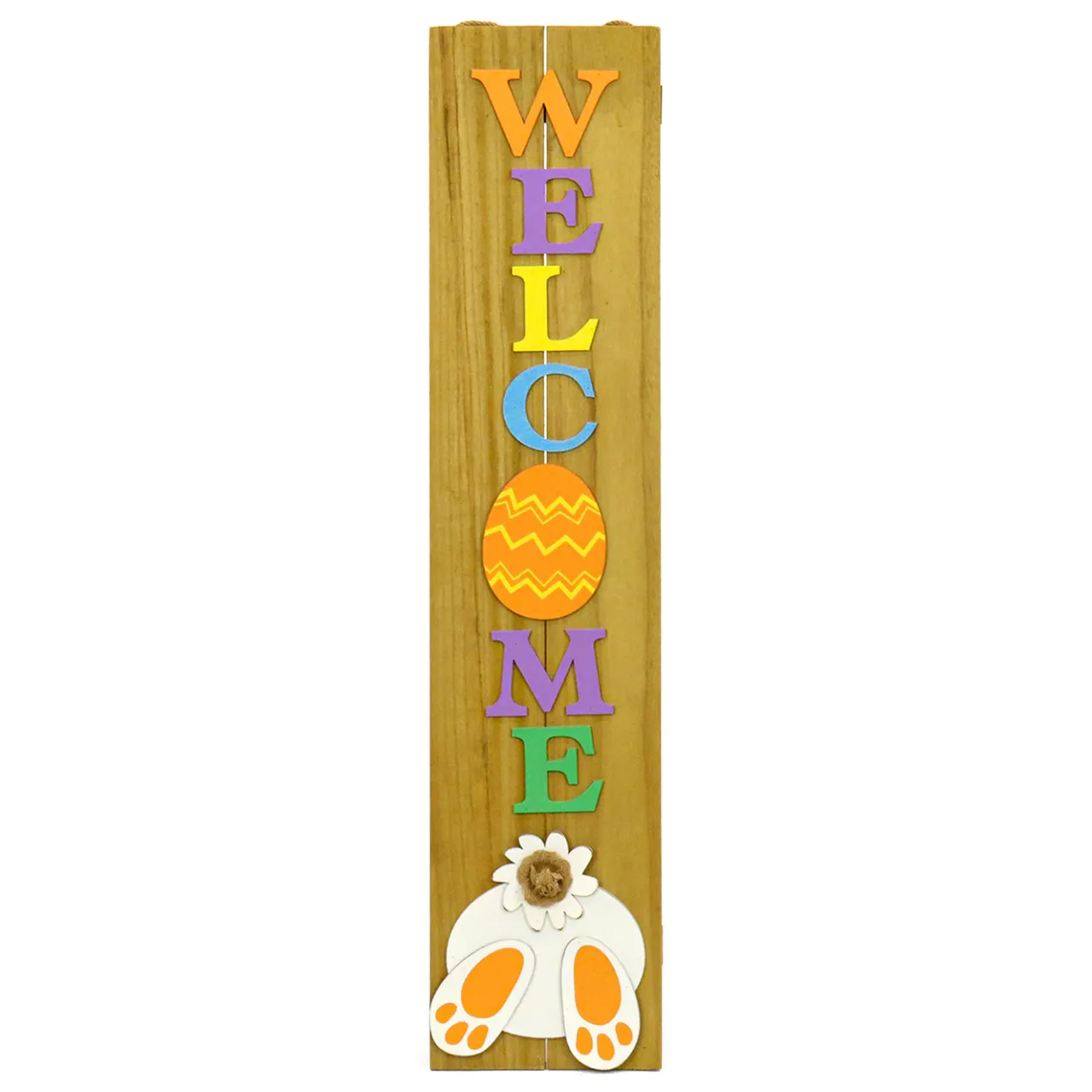 Sale National Tree Company 43 in. Welcome Easter Sign Porch Decoration