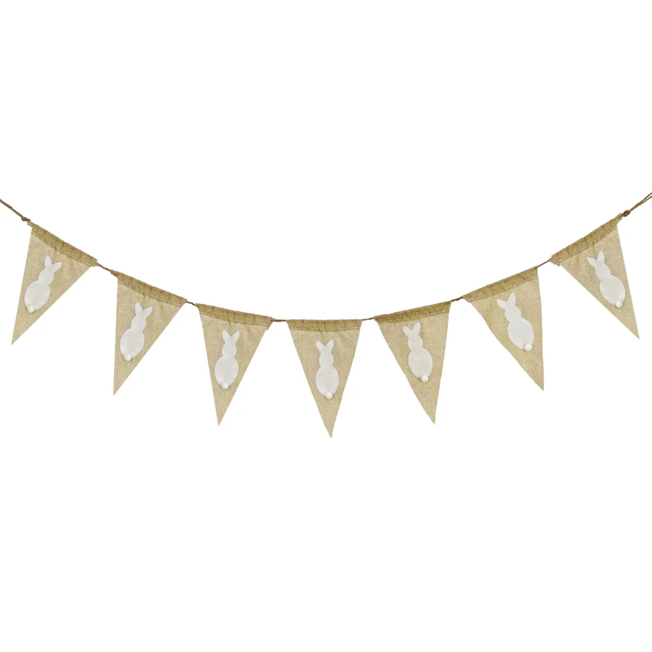 Sale National Tree Company 70 in. White Easter Bunny Hanging Banner Decoration