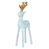 Clearance National Tree Company 9 in. Woodgrain Reindeer Decor, Blue