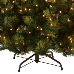 Hot National Tree Company 9ft. Pre-Lit Carolina Pine Tree with Clear Lights with 900 Clear Lights