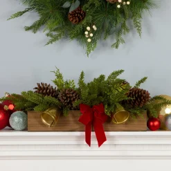 National Tree Company 27in. Christmas Bells Centerpiece