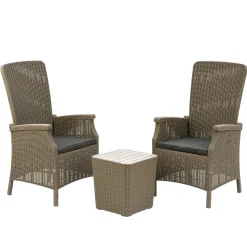 Sale National Tree Company 3-Piece Bracknell Collection All-Weather Chat Set