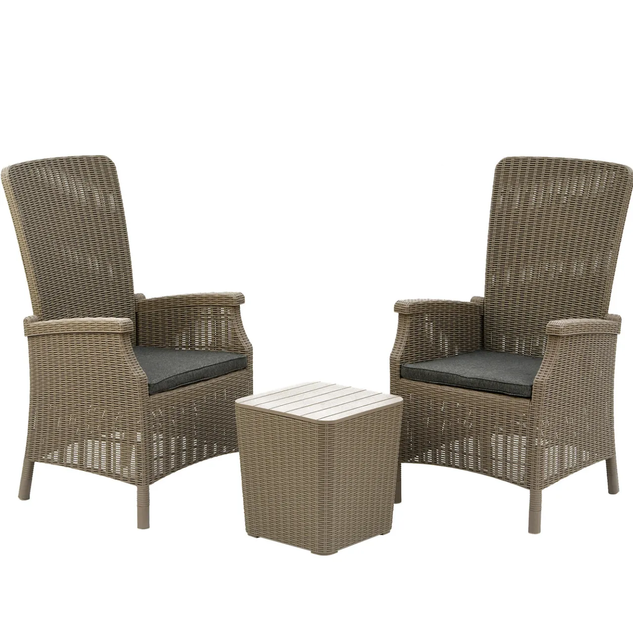 Sale National Tree Company 3-Piece Bracknell Collection All-Weather Chat Set