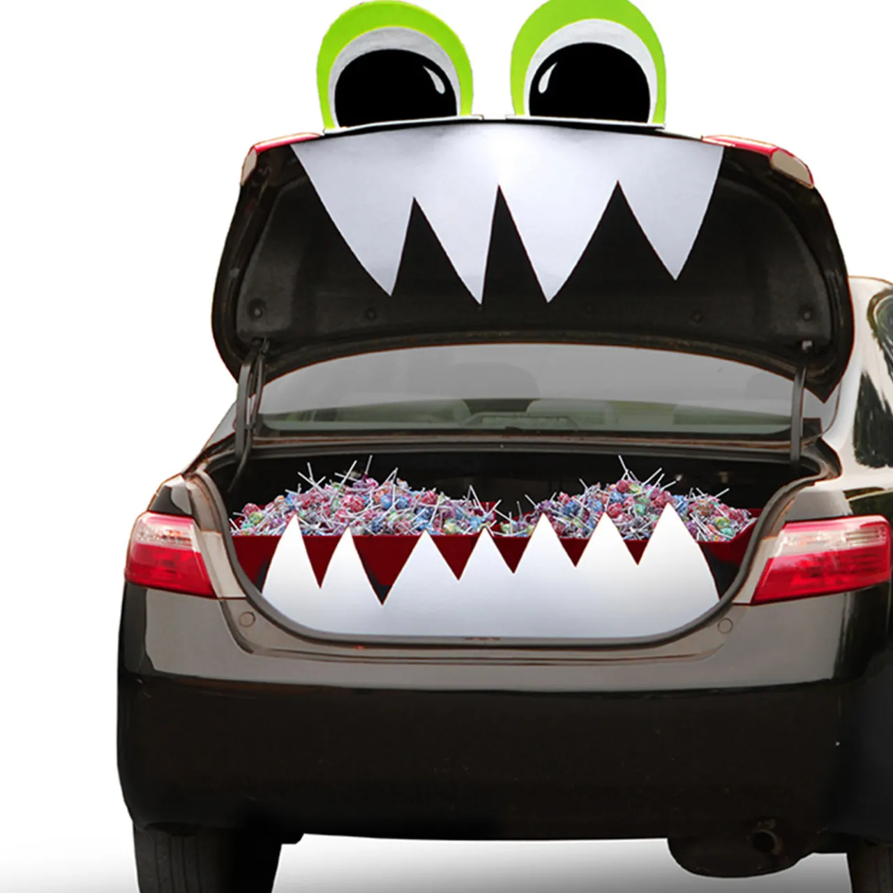 New National Tree Company 4-Piece Bright Eyes Halloween TRICKY TRUNKS Car Decoration Kit