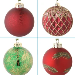 Hot National Tree Company 20-Piece Christmas Tree Ornament Set, Rural Homestead Collection