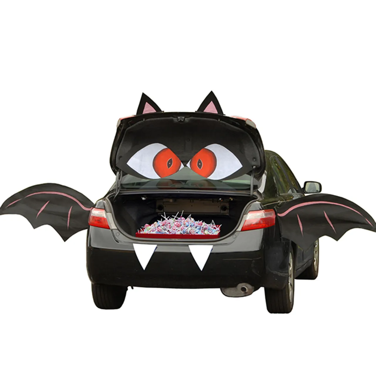 Hot National Tree Company 8-Piece Halloween Bat TRICKY TRUNKS Car Decoration Kit