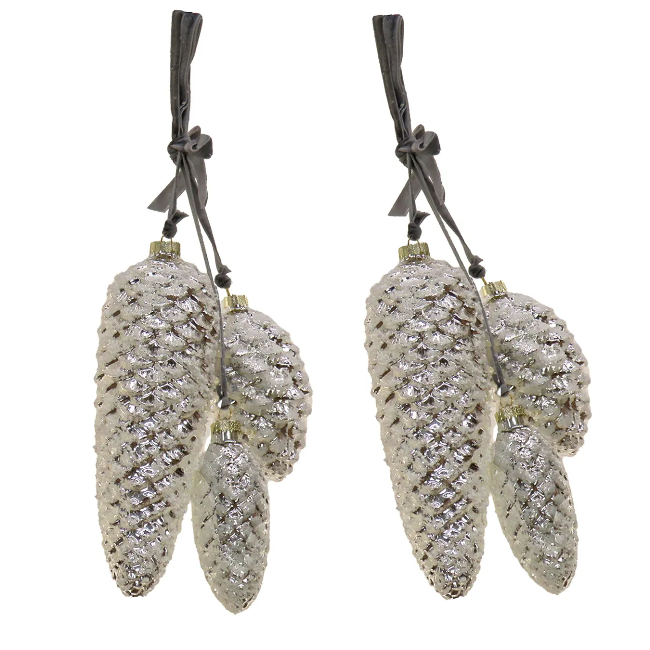 Outlet National Tree Company 2-Piece HGTV Home Collection Pinecone Cluster Ornaments