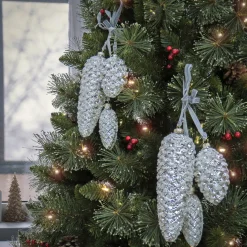 Outlet National Tree Company 2-Piece HGTV Home Collection Pinecone Cluster Ornaments