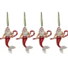 New National Tree Company 4-Piece HGTV Home Collection Santa Merman Ornaments