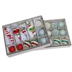 Clearance National Tree Company 24-Piece HGTV Home Collection Nostalgic Traditions Ornaments