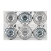 Clearance National Tree Company 6-Piece Shatterproof Glittering Silver Ornaments