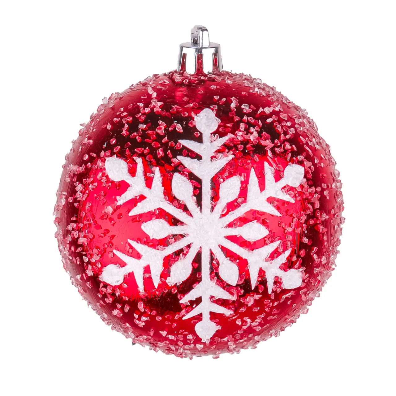 New National Tree Company 6-Piece Shatterproof Snowflake Ornaments