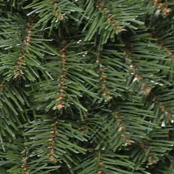 New National Tree Company Pre-Lit Evergreen Assortment Set of 2 Entrance Trees, 1 Wreath, 1 Garland