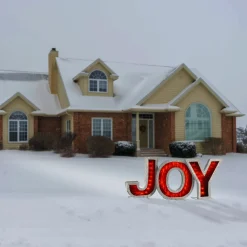 Best National Tree Company Pre-Lit LED JOY Decoration