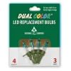 New National Tree Company Replacement Dual Color LED Bulbs in Bag