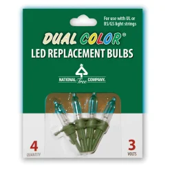 New National Tree Company Replacement Dual Color LED Bulbs in Bag