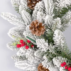 Online National Tree Company Scented Ornaments, 2 Pack- 6ct Bottle, White Winter Fir, Fragrance-Infused Paper Sticks