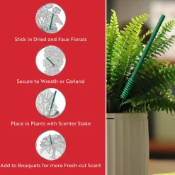 New National Tree Company Scentsicles, 6pc Stick, 1 Lemon 'n Lilies/ 1 Berryvines & Wildflowers- 2 pack