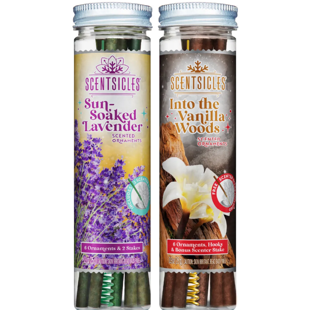Sale National Tree Company Scentsicles, 6pc Stick, 1 Sun-Soaked Lavender/1 Into the Vanilla Woods- 2 pack