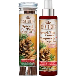 Online National Tree Company Scentsicles 6pc Stick and Spray Spiced Pine Cones - 2 Pack