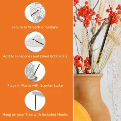 Online National Tree Company Scentsicles, 6pc Stick, Autumn 'n Apples & Pumpkin 'n Cider- 2 Pack