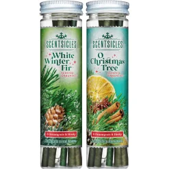 Outlet National Tree Company Scentsicles, 6pc Stick, White Winter Fir & O Christmas Tree- 2 Pack