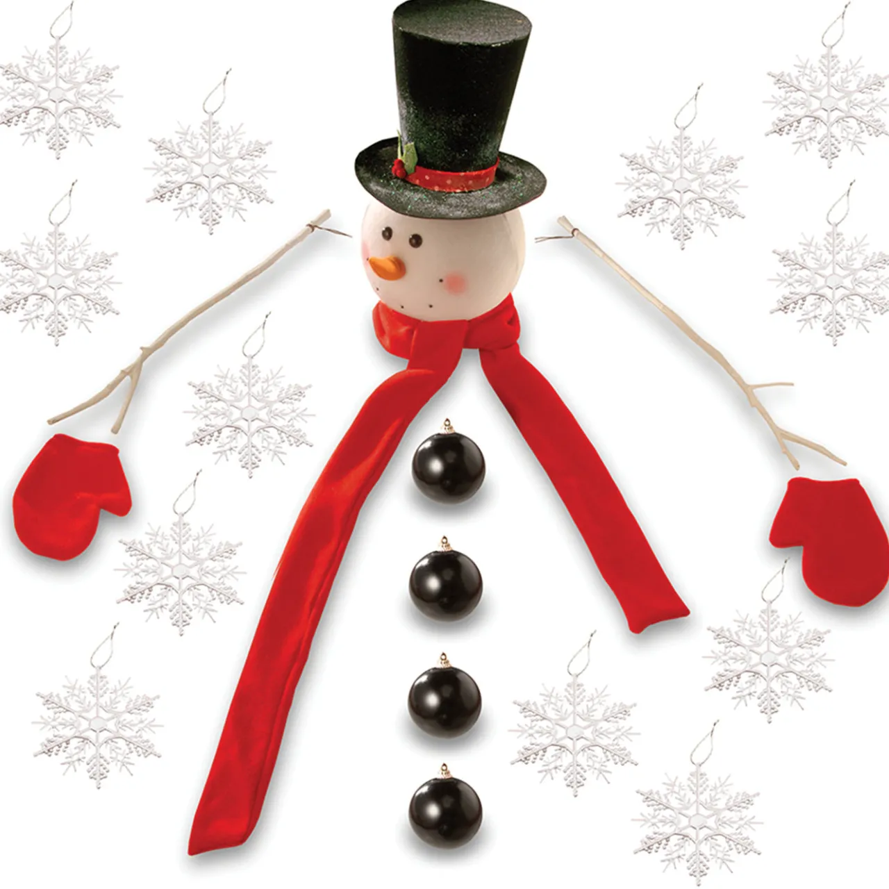 Online National Tree Company Snowman Kit Tree Dress Up