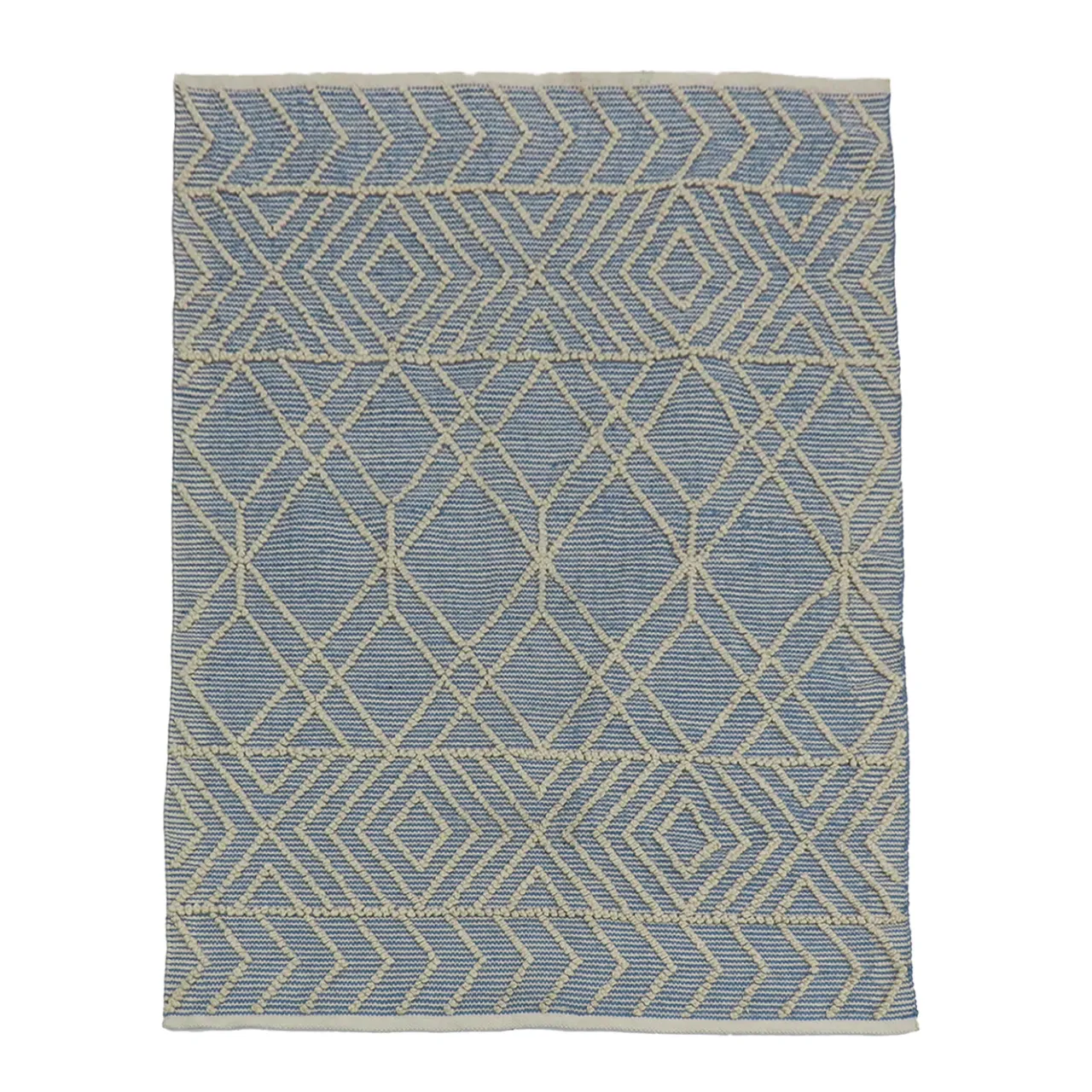 Discount National Tree Company 5x7 ft. Cloud Blue Hand Woven Outdoor Rug