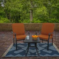 New National Tree Company 5x7 ft. Indigo Blue Hand Woven Outdoor Rug
