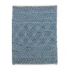 Online National Tree Company 4x6 ft. Navy Blue Hand Woven Outdoor Rug