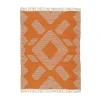Outlet National Tree Company 4x6 ft. Papaya Hand Woven Outdoor Rug