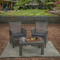 Outlet National Tree Company 4x6 ft. Sand Hand Woven Outdoor Rug