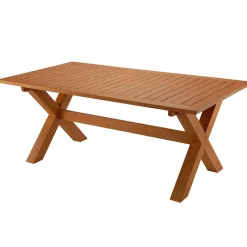 New National Tree Company 72x38x29 in. Eucalyptus Grandis Wood Farm House Style Table, Natural Color